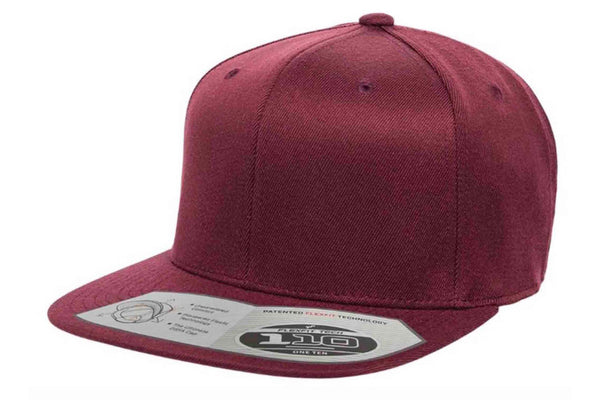 Gorra Flexfit 110F Plana Maroon