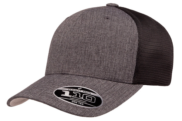 Gorra Flexfit 110MT Trucker Melange Charcoal/Black