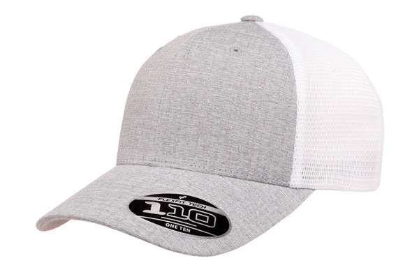 Gorra 110MT Trucker Melange Silver/White