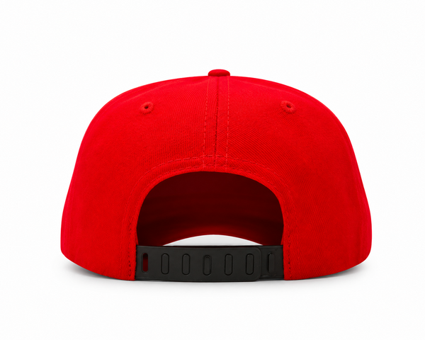 Gorra Completa Nalcop 5p Roja con Correa Plastica Diente Entero