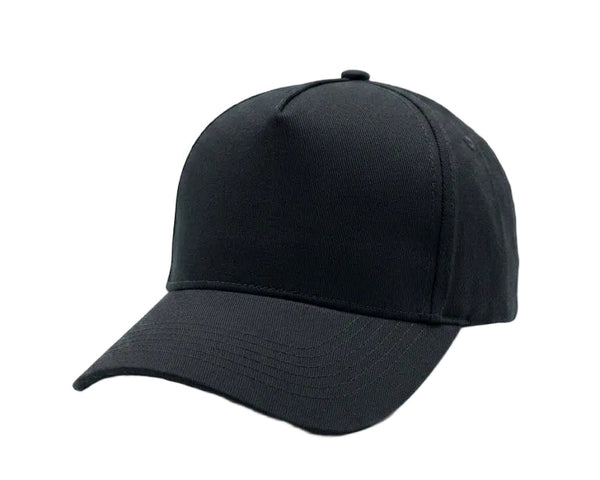 Gorra Completa Nalcop 5P Negra con Correa Plastica Diente Entero