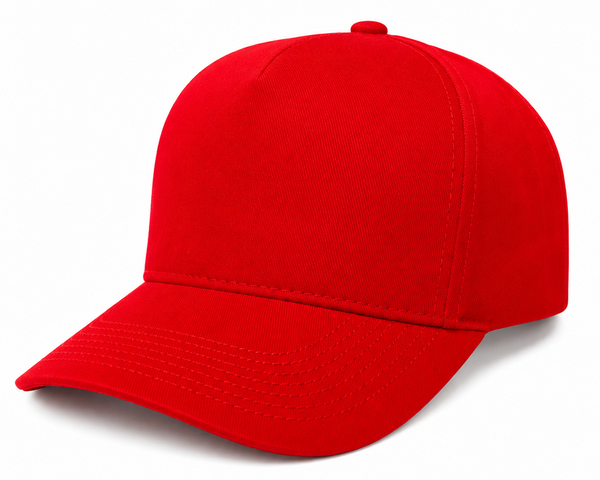 Gorra Completa Nalcop 5p Roja con Correa Plastica Diente Entero