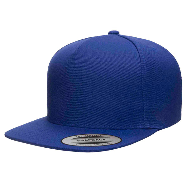 Gorra Flexfit Snapback Plana 5089M 5 Paneles Royal