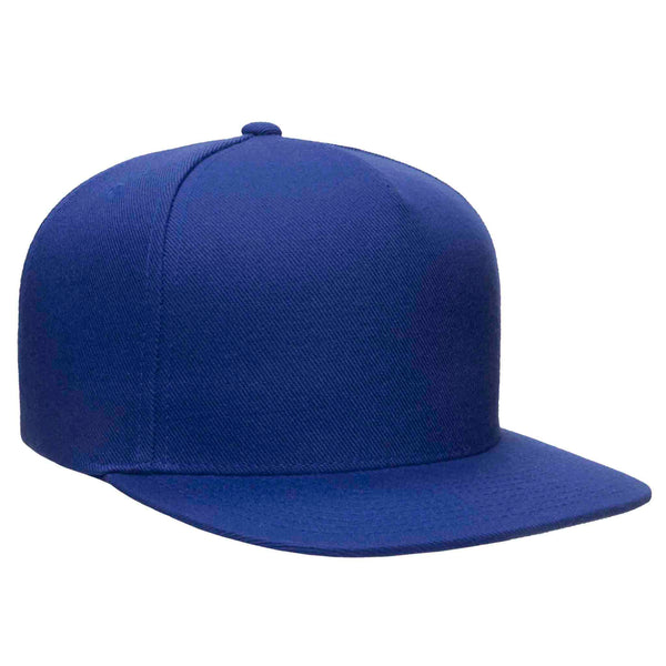 Gorra Flexfit Snapback Plana 5089M 5 Paneles Royal