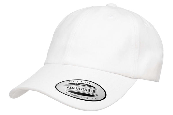 Gorra Flexfit 6245CM Dad Hat White