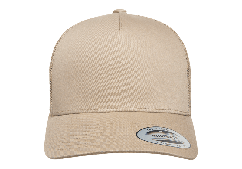 Gorra Trucker Snapback 5 Paneles 6506 Khaki