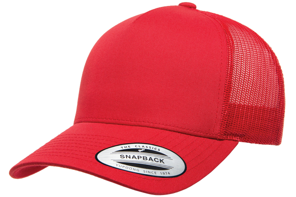 Gorra Trucker Snapback 5 Paneles 6506 Red