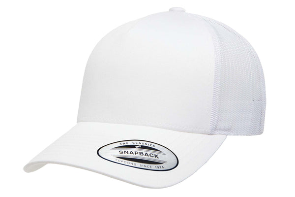 Gorra Flexfit Trucker Snapback 5 Paneles 6506 White