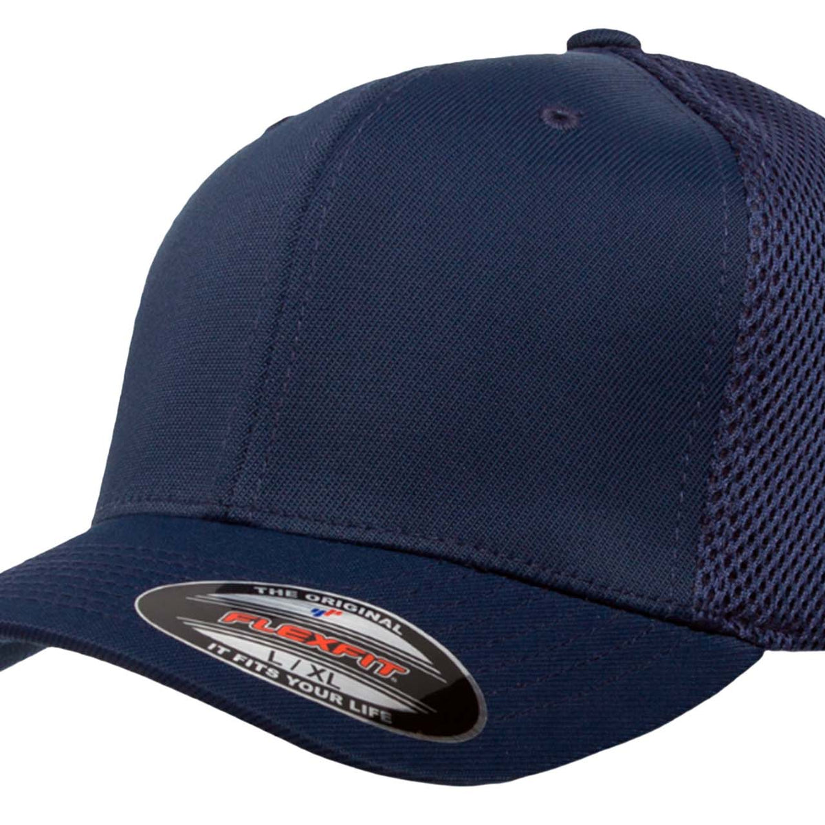 Gorra Flexfit 6533 Ultra Fibra Navy Malla – City Caps