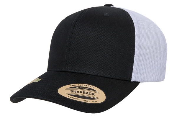 Gorra Flexfit Trucker Recycled 6606RT Black / White