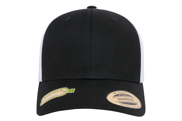 Gorra Flexfit Trucker Recycled 6606RT Black / White