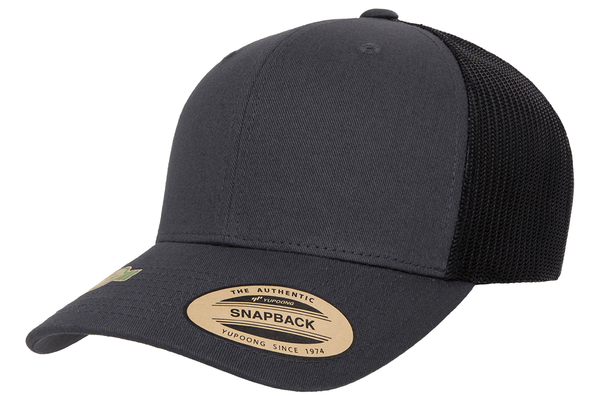 Gorra Flexfit Trucker Recycled 6606RT Charcoal / Black