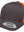 Gorra Flexfit Trucker Snapback 6606T Charcoal / Neon Orange