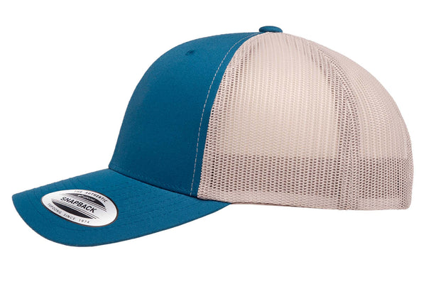 Gorra Trucker Snapback 6606T Steel Blue / Silver