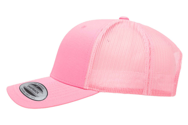 Gorra Flexfit Trucker Snapback 6606 Pink