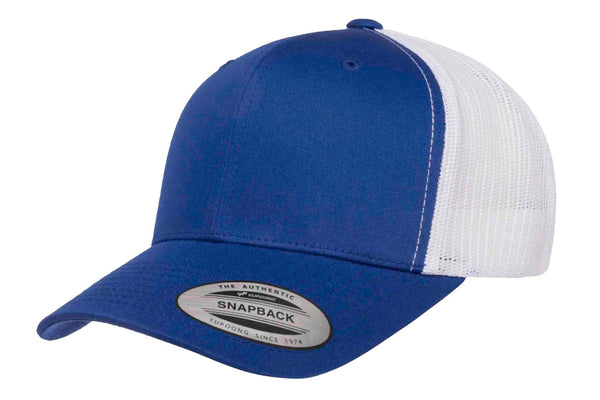 Gorra Flexfit Trucker Snapback 6606T Royal / White