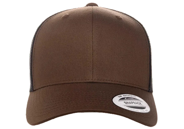 Gorra Flexfit Trucker Snapback 6606T Coyote Brown / Black