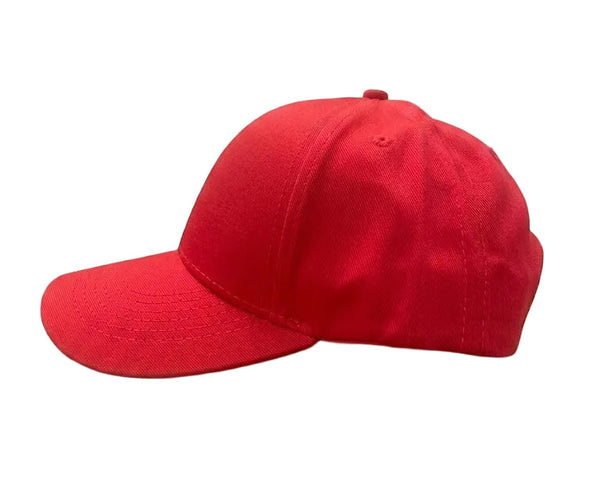 Gorra Completa Nalcop Con Correa 6P Roja