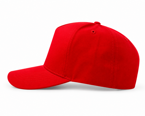 Gorra Completa Nalcop 5p Roja con Correa Plastica Diente Entero