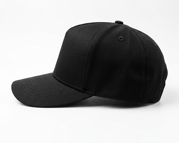 Gorra Nalcop Negra Completa Con Correa 5P