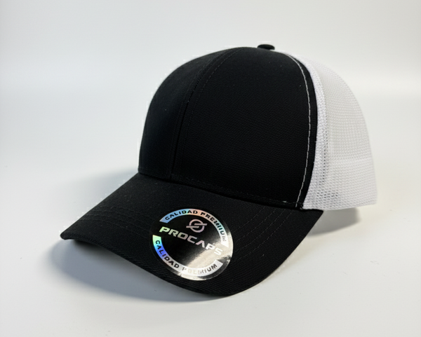PROCAP BLACK WHITE TRUCKER 6P