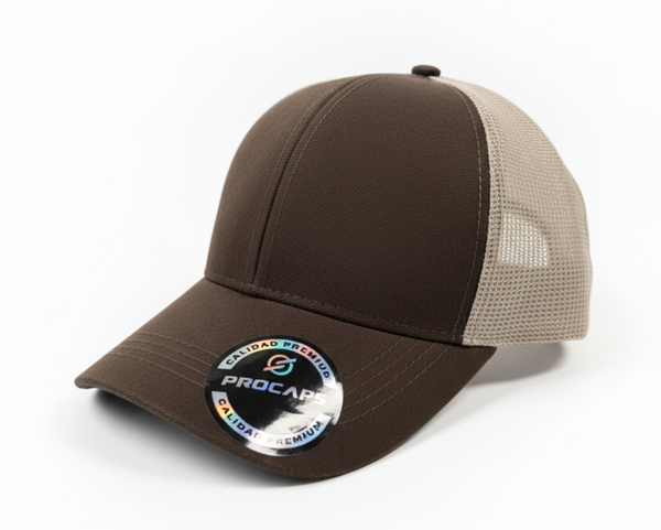PROCAP BROWN KHAKI TRUCKER 6P