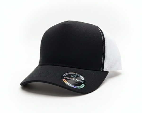 PROCAP BLACK WHITE TRUCKER 5P