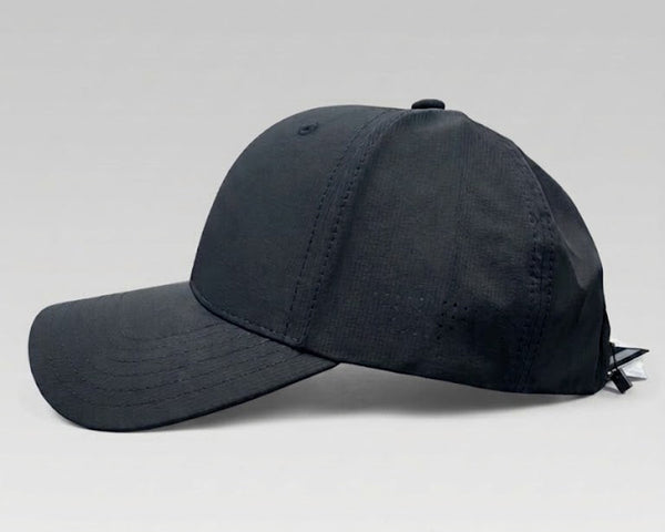 Gorra Microperforada 6p Negro