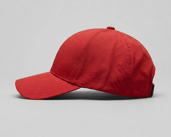 Gorra Microperforada 6p Rojo