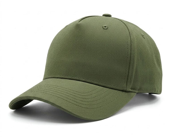 Gorra Nalcop Completa 5p Verde Militar Correa Plastica