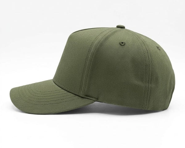 Gorra Nalcop Completa 5p Verde Militar Correa Plastica