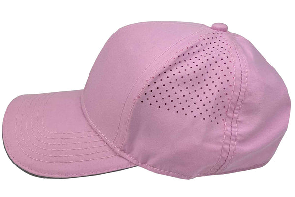 Gorra Ajustable 100 Rosada / Visera Reflectiva