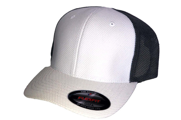 Gorra Flexfit 2019F White / Grey Malla