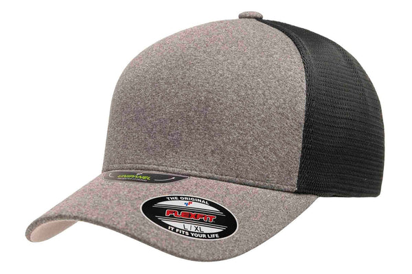 Gorra Flexfit 5511UP Unipanel Melange Heather / Black Malla