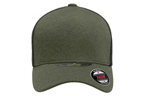 Gorra Flexfit 5511UP Unipanel Melange Olive Malla