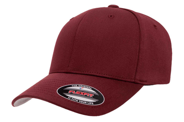 Gorra Flexfit 6277 Wooly Maroon