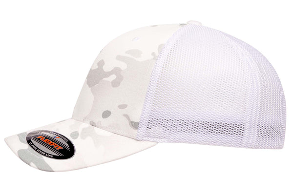 Gorra Flexfit 6511MC Multicam Alpine / White