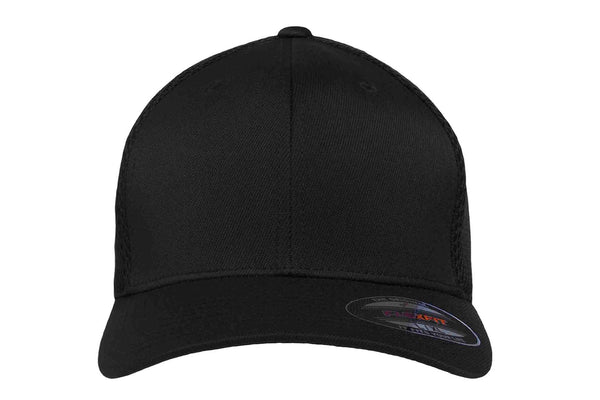 Gorra Flexfit 6533 Ultra Fibra Black Malla