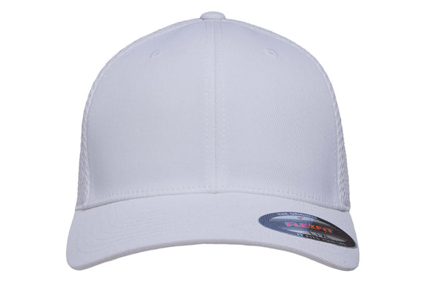 Gorra Flexfit 6533 Ultra Fibra White Malla