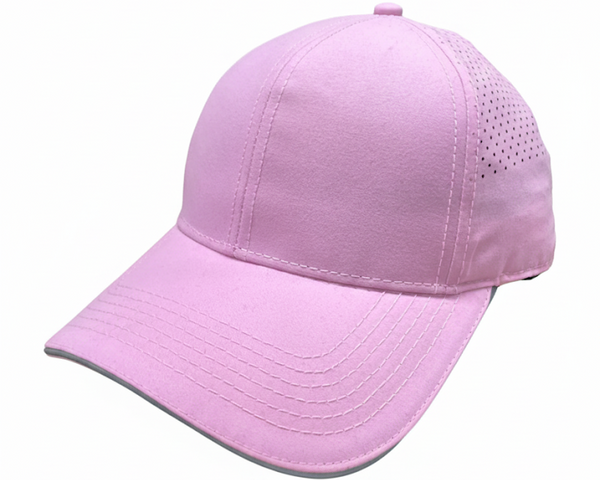Gorra Ajustable 100 Rosada / Visera Reflectiva