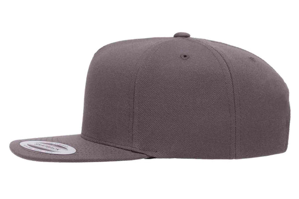 Gorra Flexfit Snapback Plana 5089M 5 Paneles Dark Grey