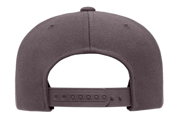 Gorra Flexfit Snapback Plana 5089M 5 Paneles Dark Grey