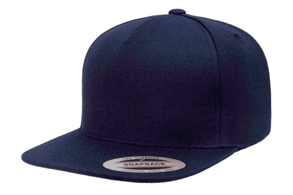 Gorra Snapback Plana 5089M 5 Paneles Navy