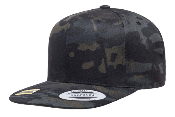 Gorra Snapback Plana 6089MC Multicam Black