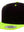 Gorra Flexfit Snapback Plana 6089MT 6 Paneles Black / Neon Green