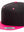 Gorra Flexfit Snapback Plana 6089MT 6 Paneles Black / Neon Pink