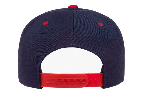 Gorra Snapback Plana 6089MT 6 Paneles Navy / Red