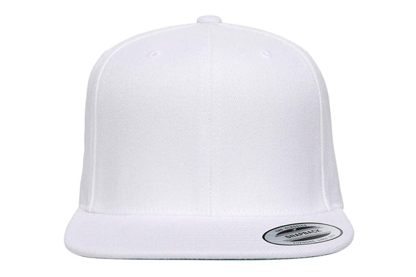 Gorra Flexfit Snapback Plana 6089M 6 Paneles White