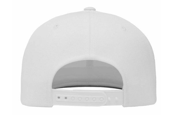 Gorra Flexfit Snapback Plana 6089M 6 Paneles White