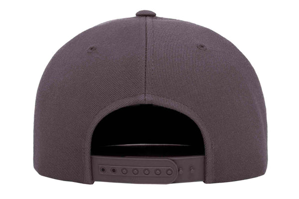 Gorra Snapback Plana 6089M 6 Paneles Dark Grey